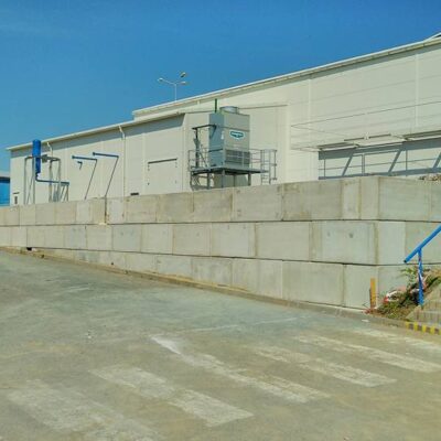 Dolní Kralovice – opěrná stěna