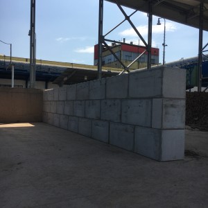 Dělící stěna na rozdělení materiálu – ROCKWOOL BOHUMÍN