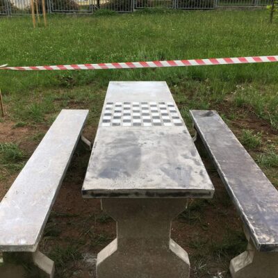 Šachovnicový stůl – Plzeň