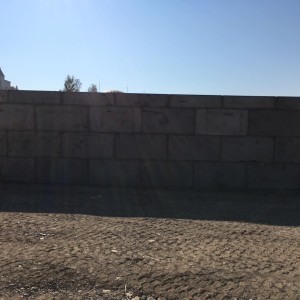 Opěrná stěna – AVE Žďár nad Sázavou