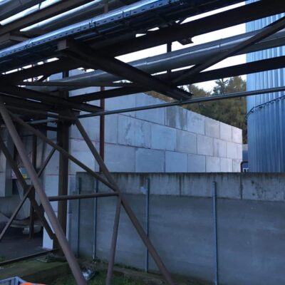 Protipožární stěna – Milín