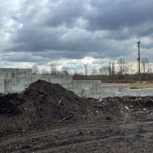 Ostrava – opěrné stěny – Megabeton